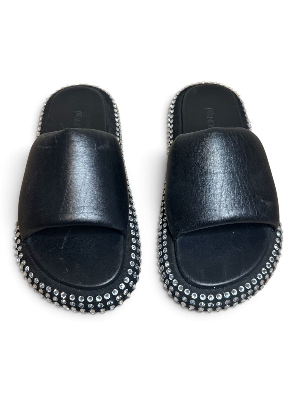 JW Anderson Crystal Bumper Platform Sandals
